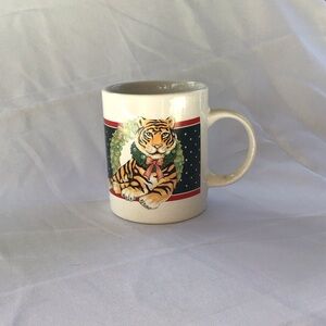 Tiger Christmas Ceramic Mug